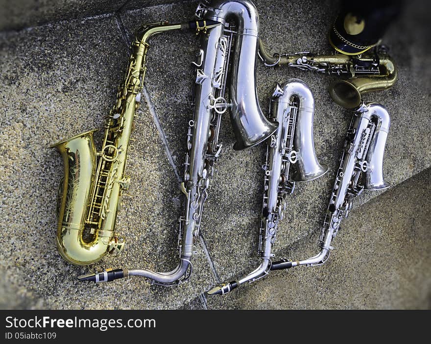 Saxophone, a music device. Used for important ceremonies