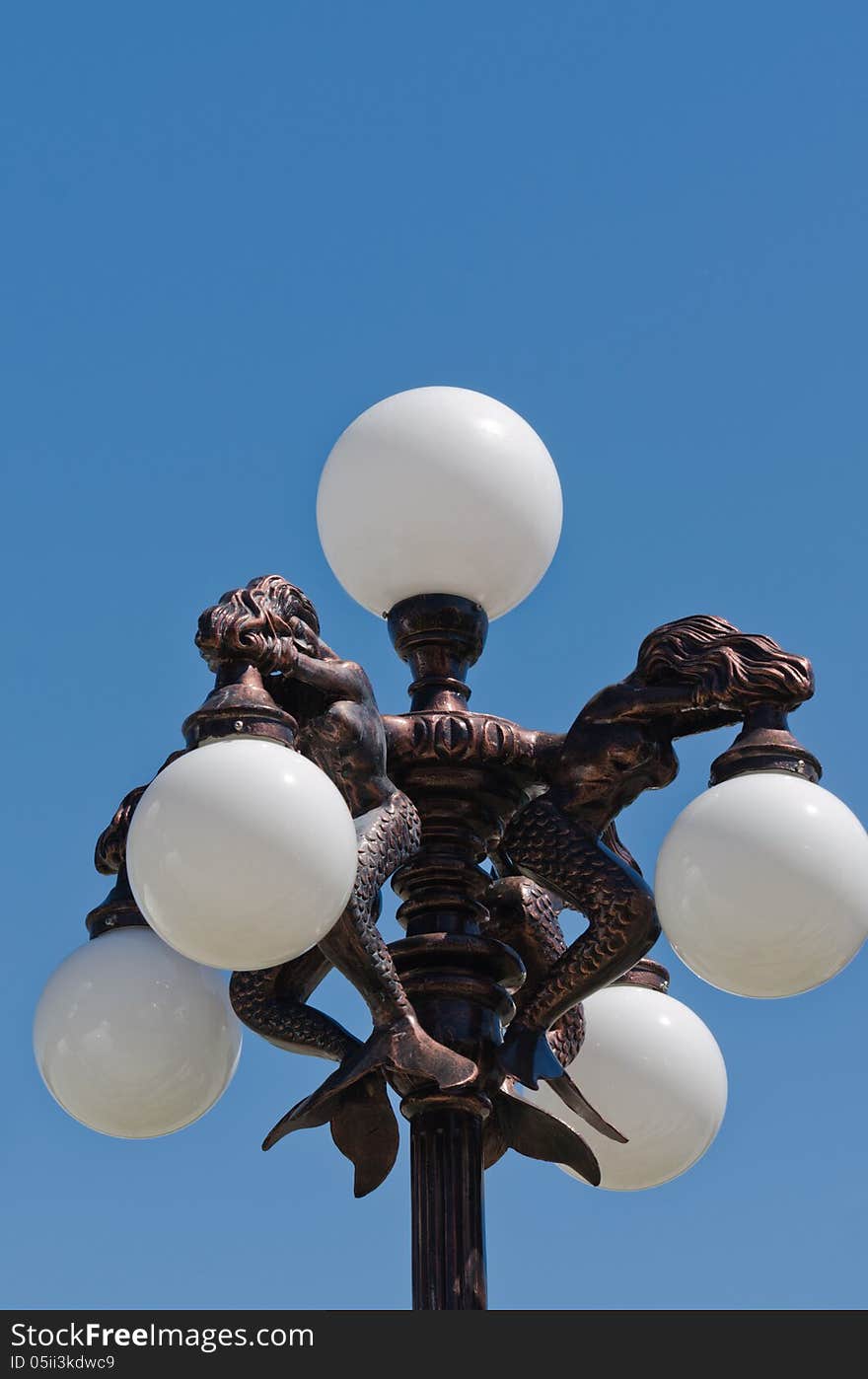 Mermaid Street Lamp