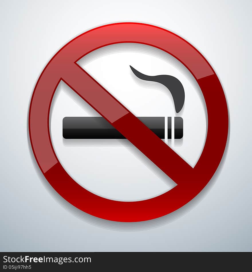 No smoking background cigarette damage danger