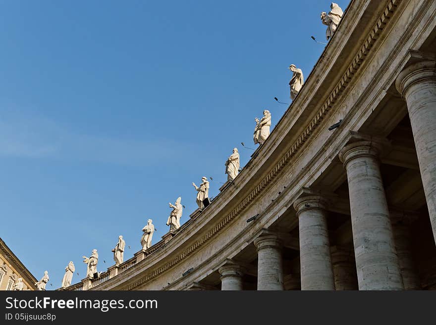 On St. Peter's Square, Rome. On St. Peter's Square, Rome