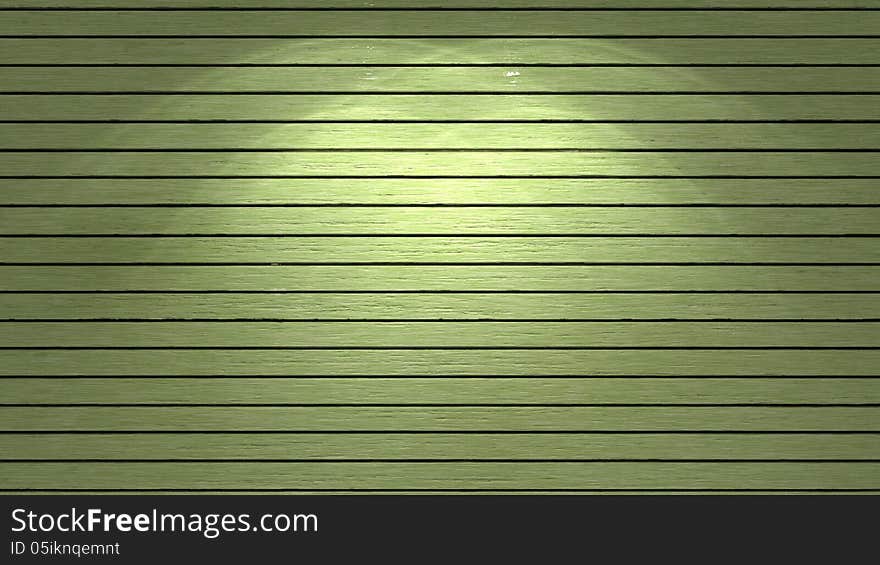 Rough green boards with lighting background texture. Rough green boards with lighting background texture