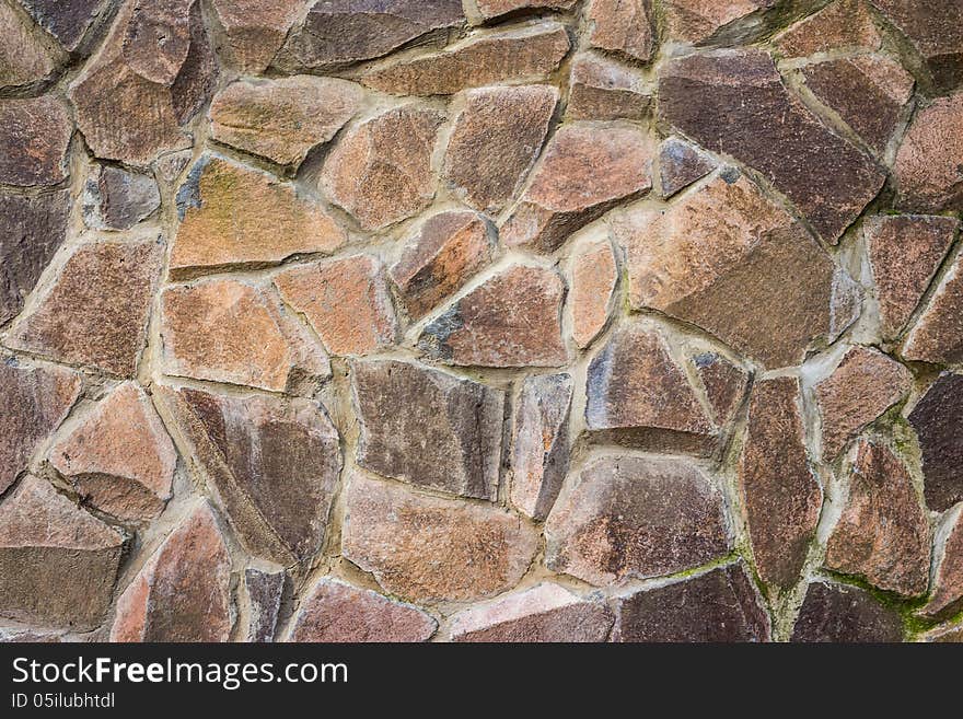 Wall Of Large Stone