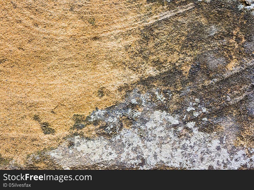 Sandstone roughly polished