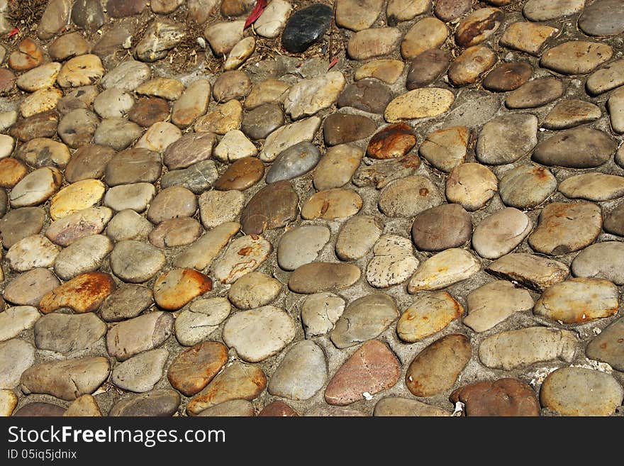 A background made of many pebbles. A background made of many pebbles