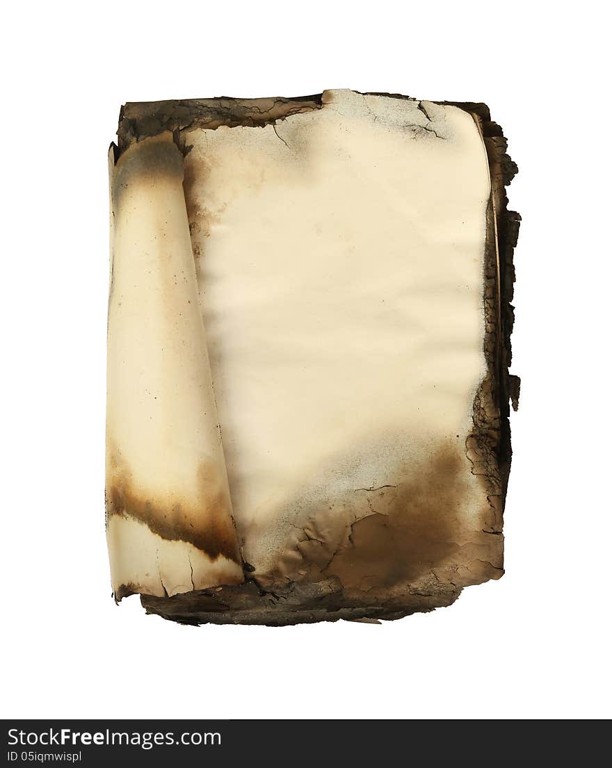 Burned book