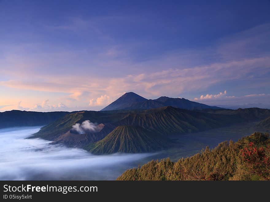 Bromo Mountain in Tengger Semeru National Park