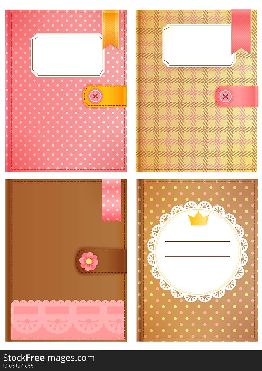 Diary Collection - Vector File EPS10