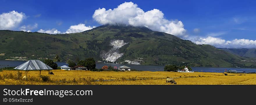 Lake Toba Mini-Panorama.