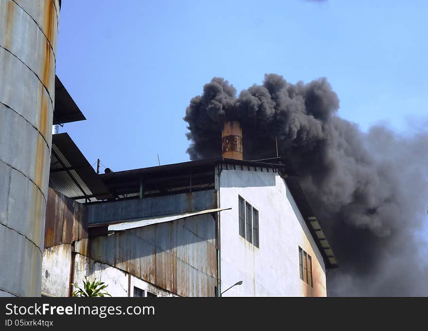 One of sugar mill in the region of Central Java, Indonesia