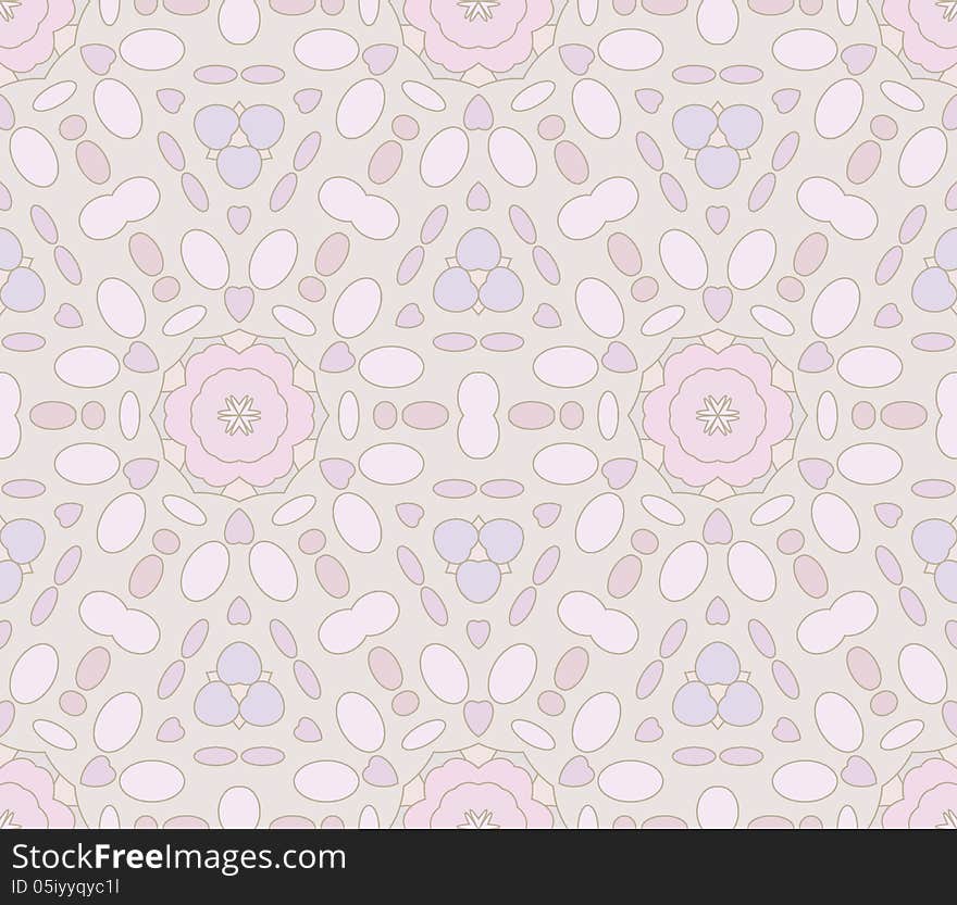 Geometric pattern pastel pink