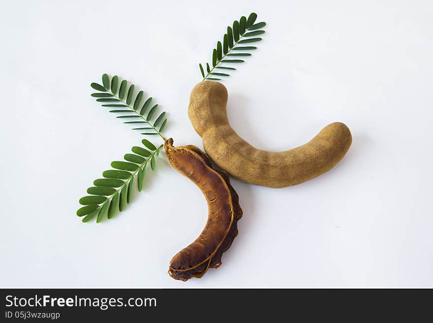 Asian sweet tamarind fruit is sweet. Asian sweet tamarind fruit is sweet.