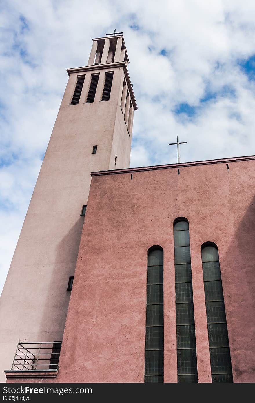 St.Casimir Garrison Church in Katowice, Silesia region, Poland.