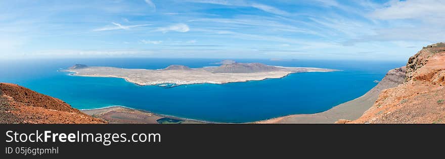 La Gaciosa view from Lanzarote