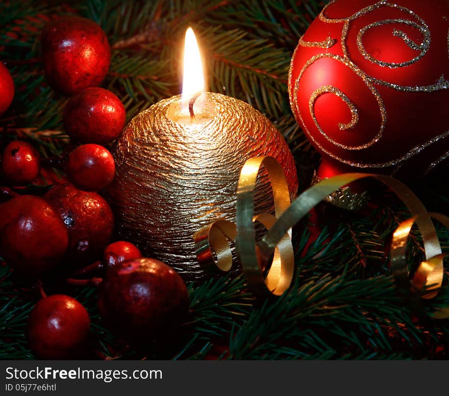 Christmas candle