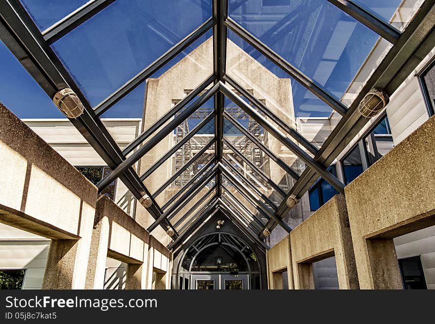 Skylight entrance