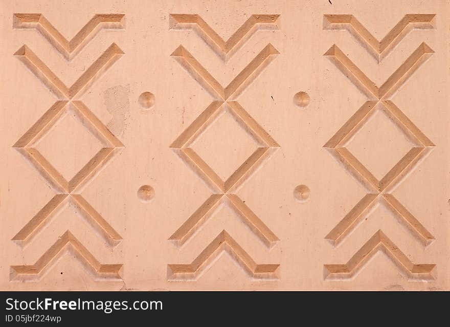 Geometric pattern wall background. Geometric pattern wall background