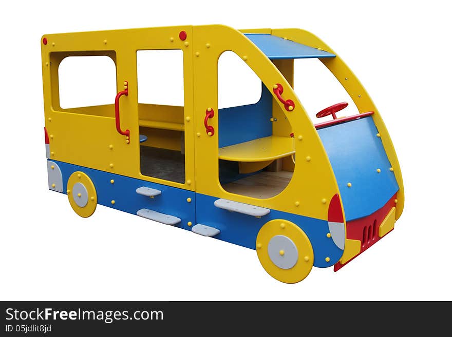 The bus children s wooden