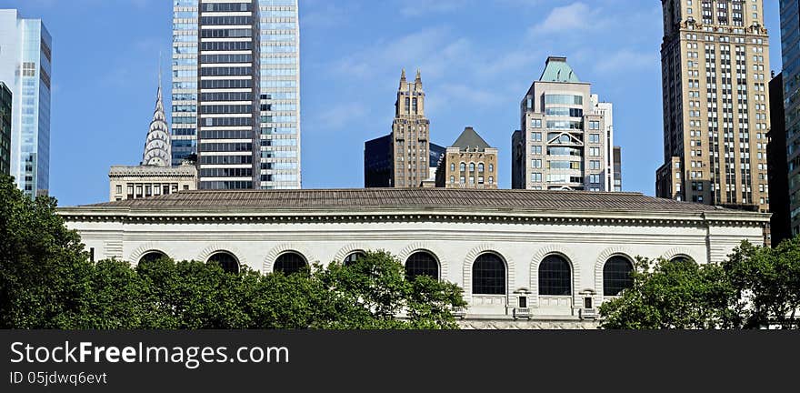 New York City Library Panorama