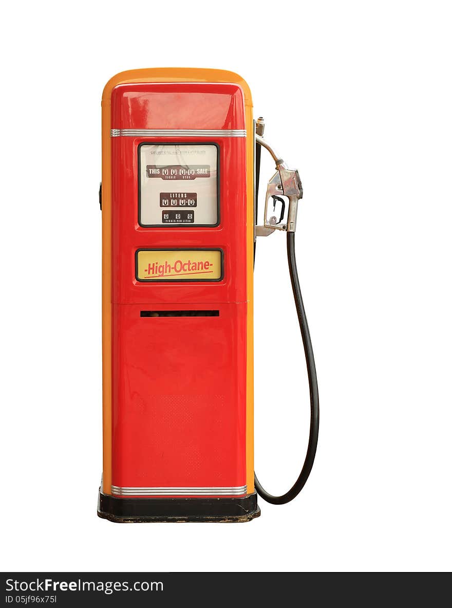 Vintage gasoline pump