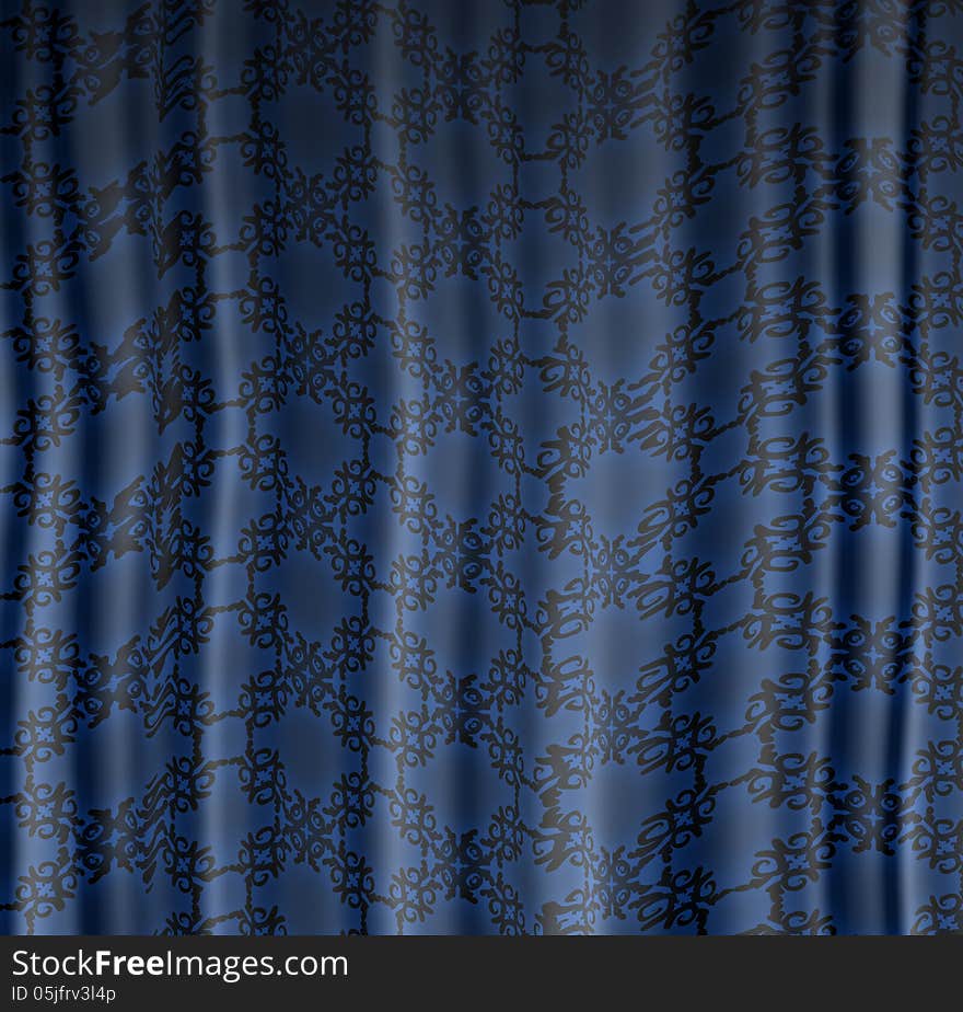 Fashion background with vintage luxury satin curtains. Fashion background with vintage luxury satin curtains.