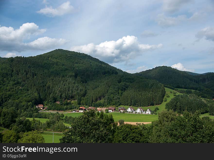 Black Forest Landscapes In Germany