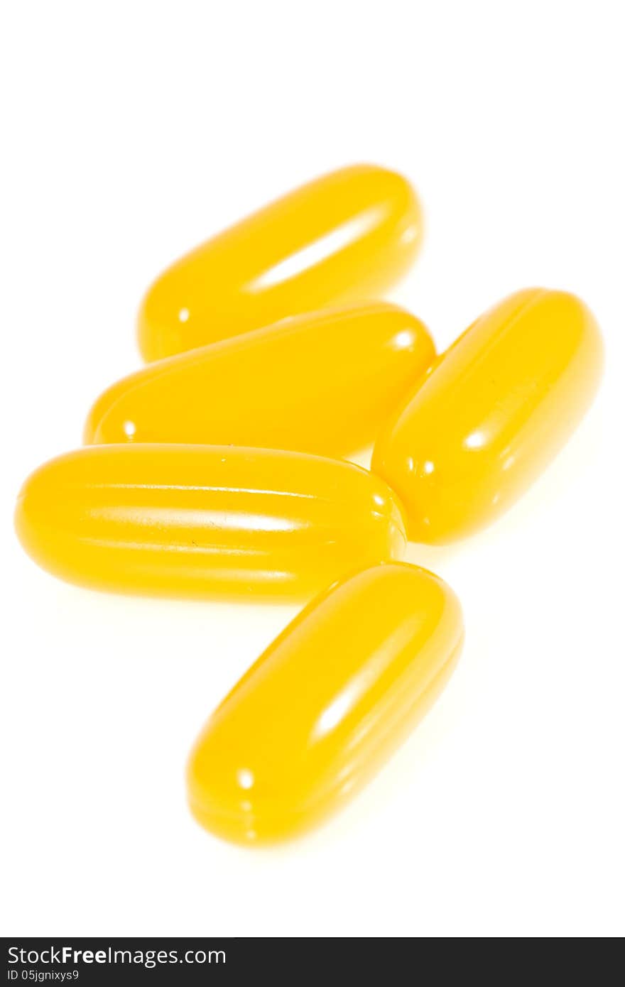 Fish oil capsules