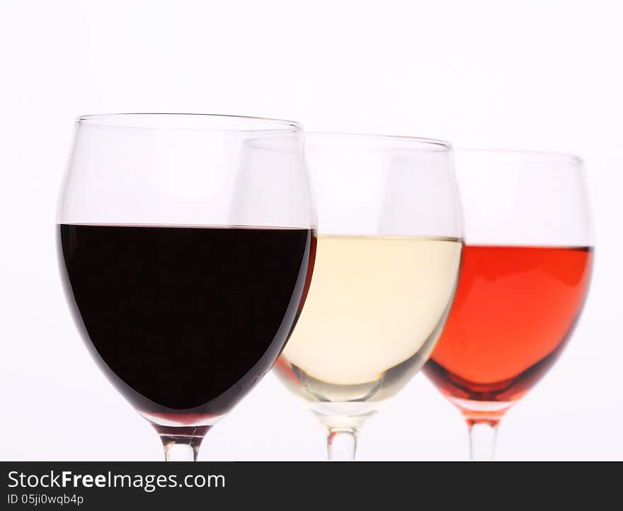 Three glass of wine