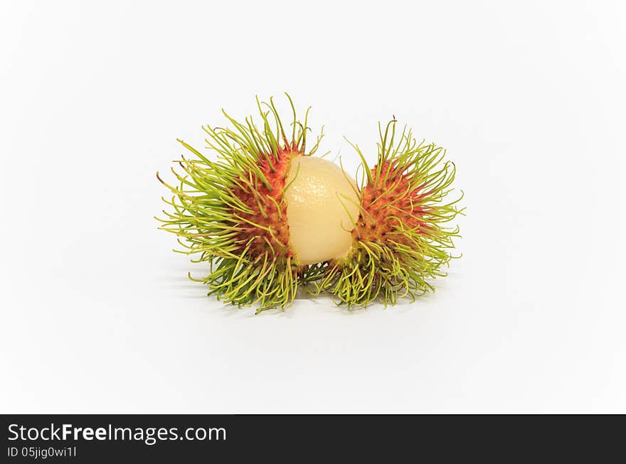 Tropical fruit rambutan