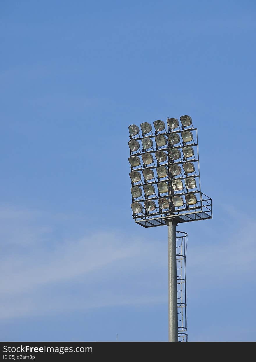 Floodlight in day