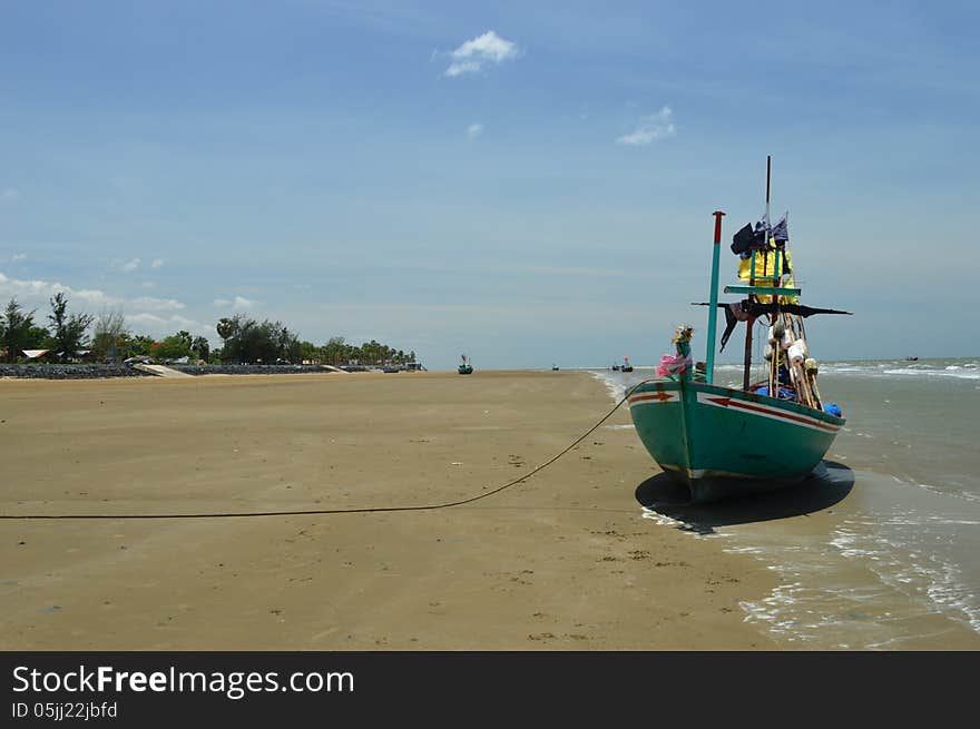 Fishing Boat On The Beach