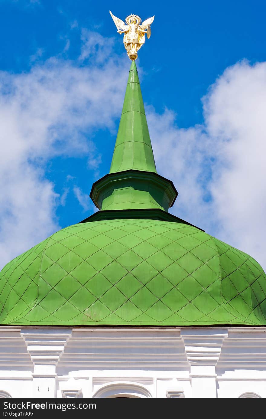 The dome of St. Sophia cathedral