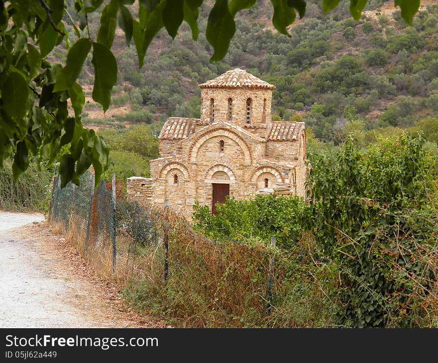 Old church in Crete island