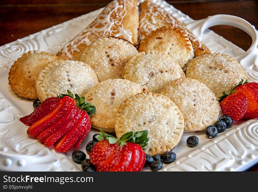 Platter of cookies