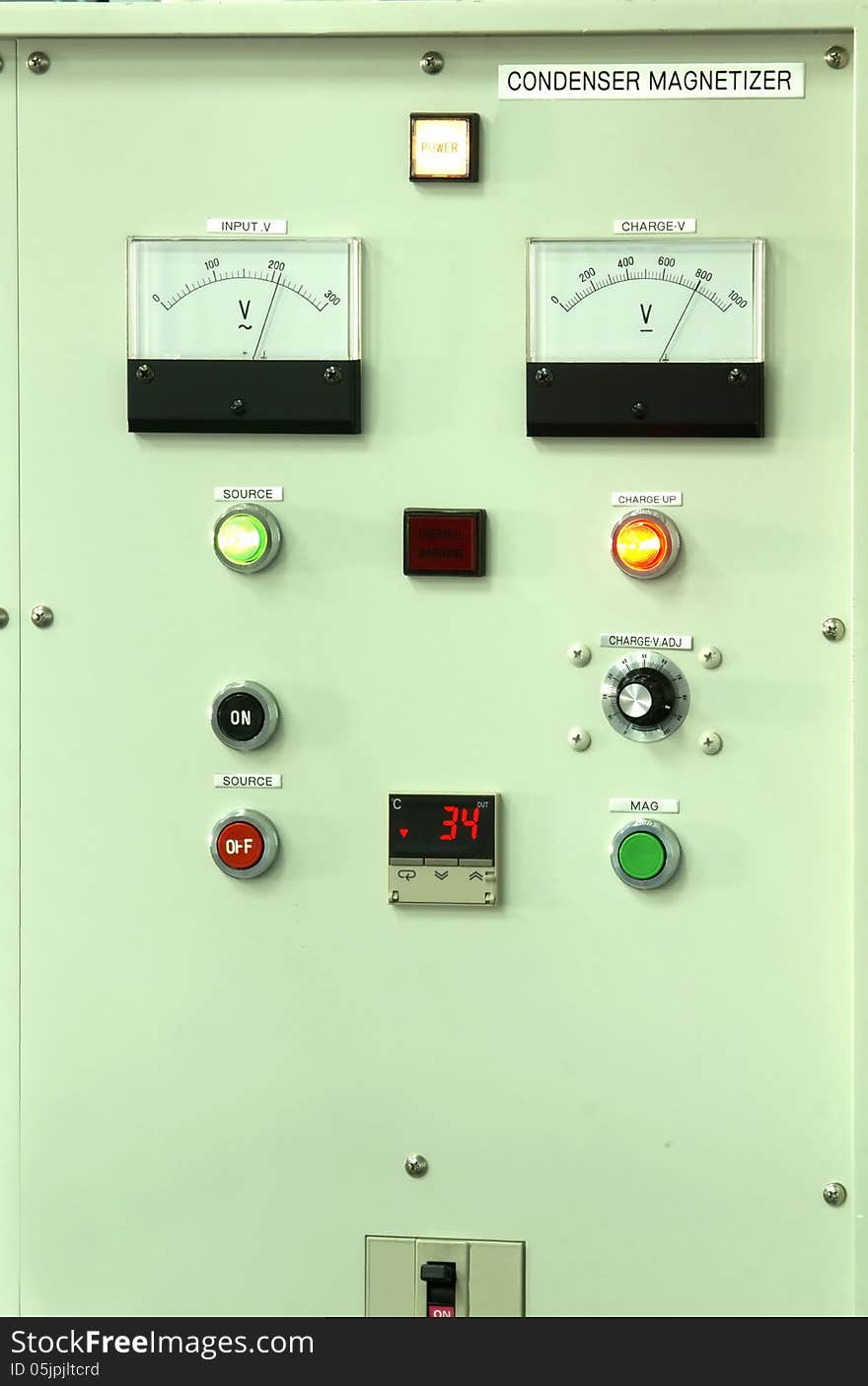 The fire control panel to manage the plant. The fire control panel to manage the plant.