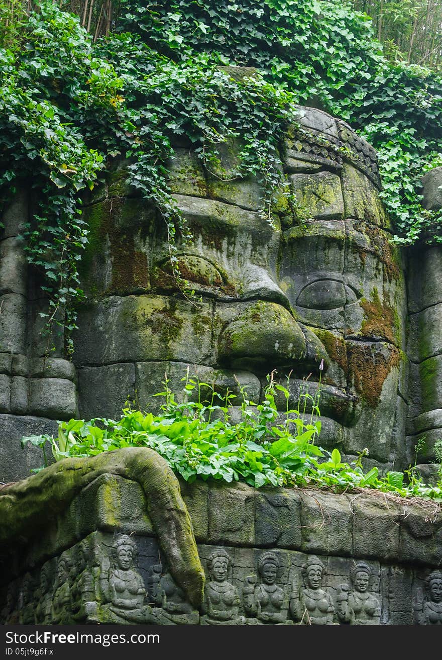 Thai Ruins at Rotterdam's Blijdorp Zoo.