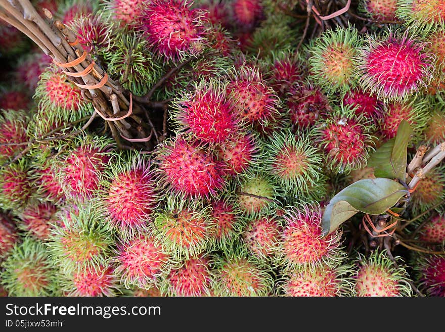 Rambutan bunch