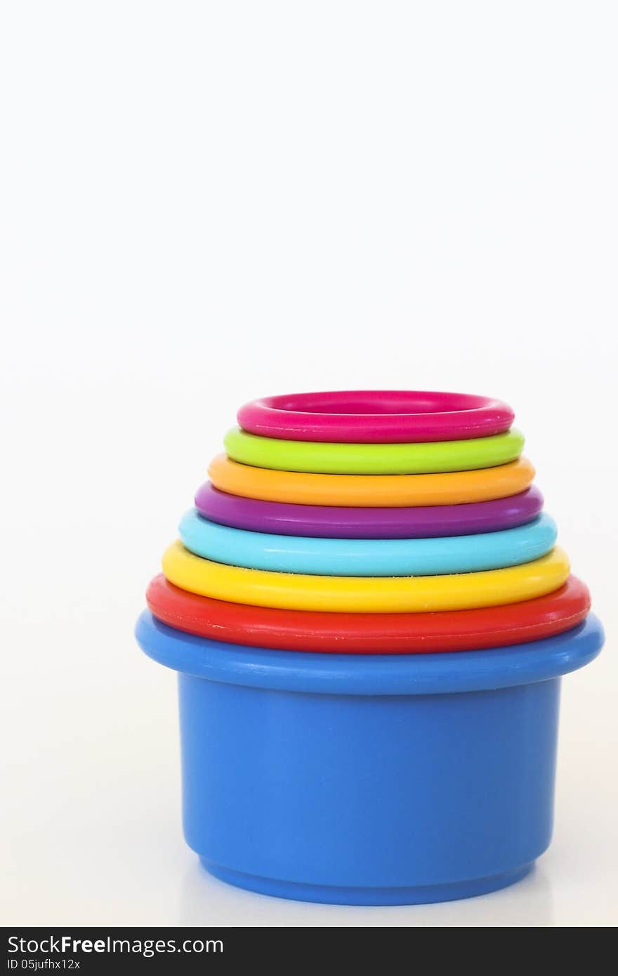 Stack-able cup game suitable for toddlers. Stack-able cup game suitable for toddlers.