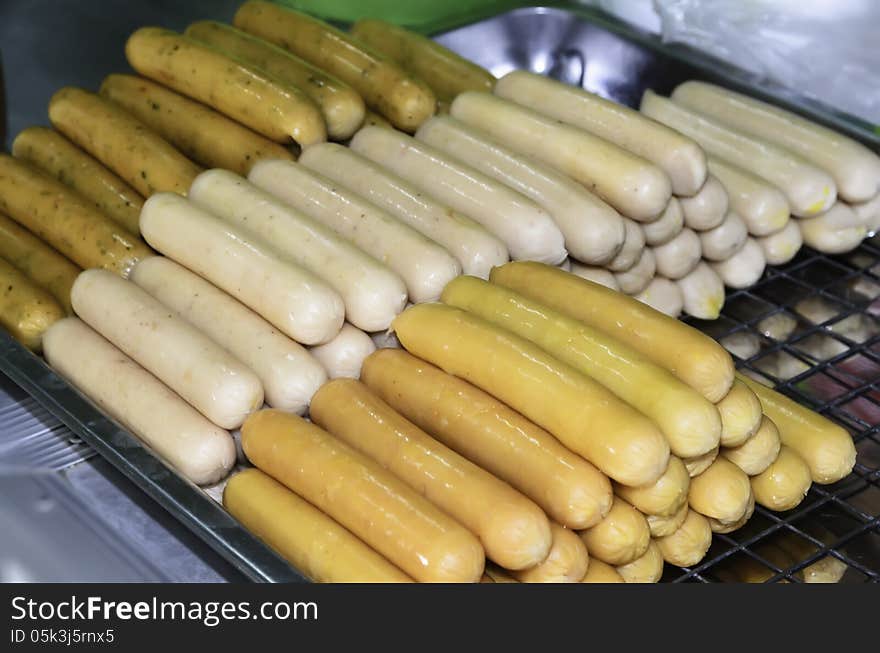 Hotdog for preparing a snack for everyone. Hotdog for preparing a snack for everyone