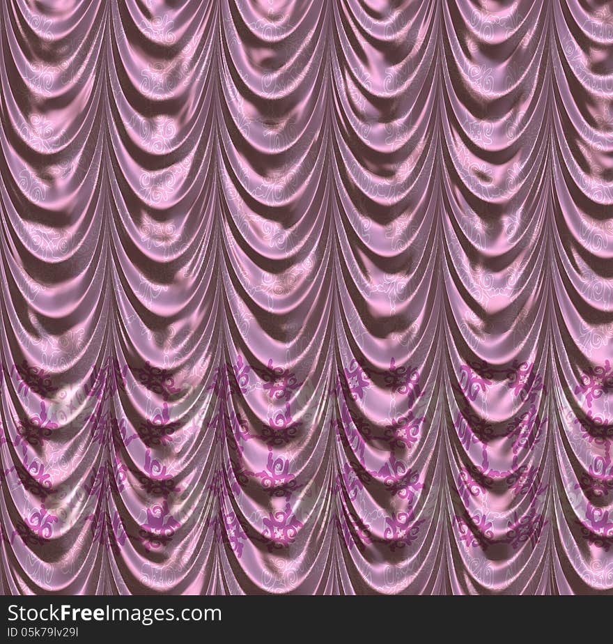 Decorative fabric texture of pink color background. Decorative fabric texture of pink color background.