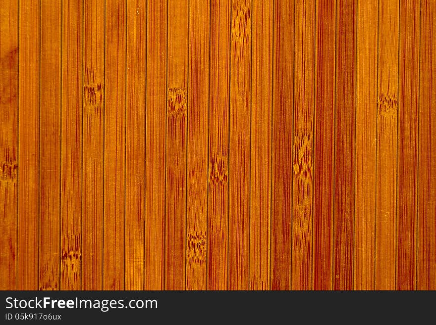 Close up of a bamboo red and orange background