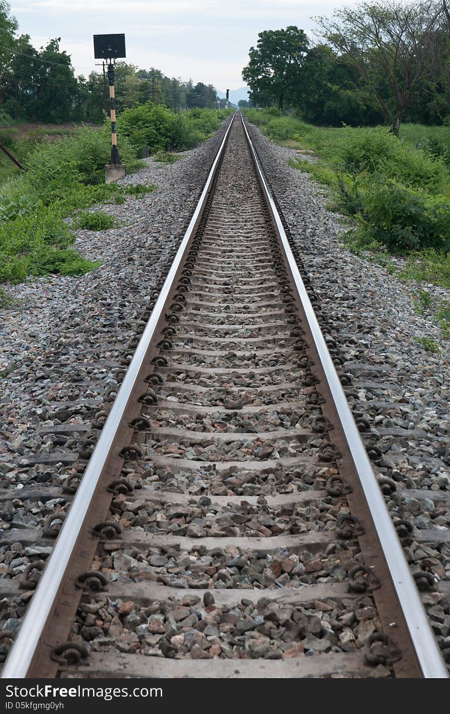 Railroad track