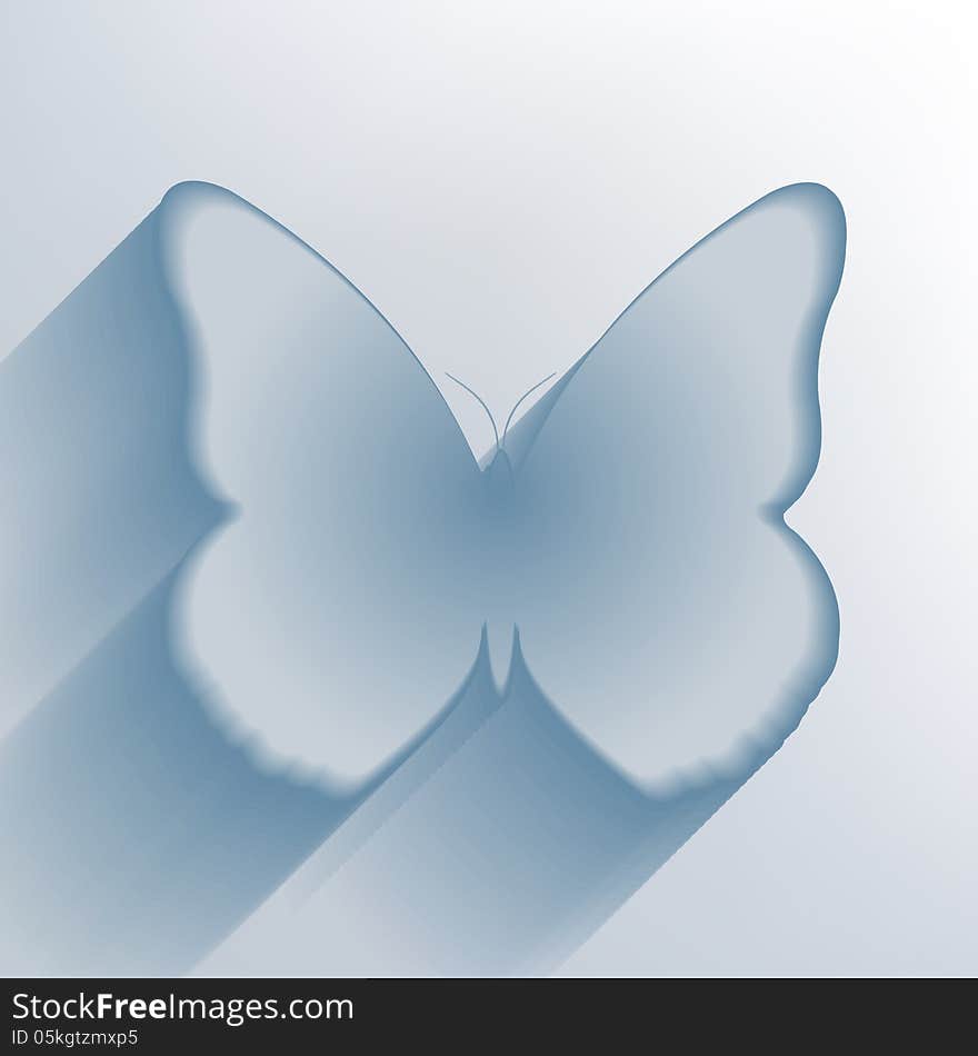 Abstract background with butterfly, eps10 vector illustration. Abstract background with butterfly, eps10 vector illustration