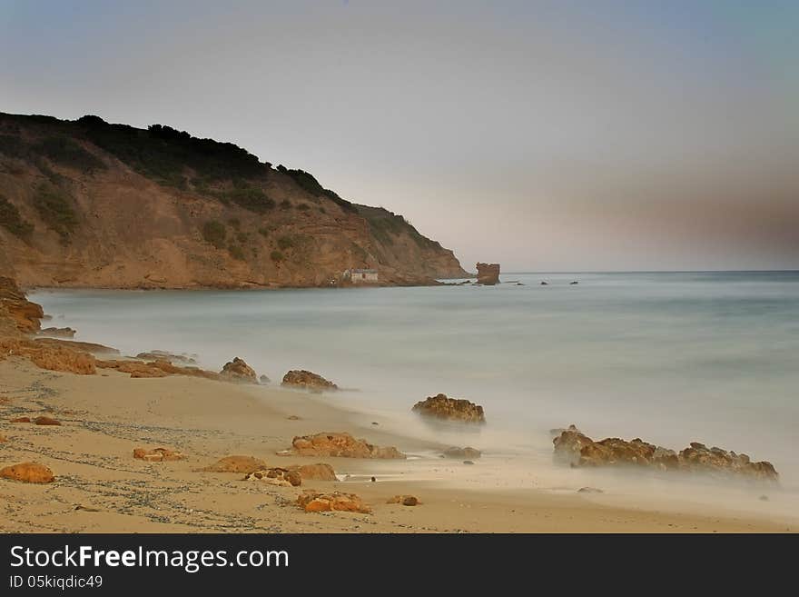 South Coast Sardinia taken with a long exposure. South Coast Sardinia taken with a long exposure