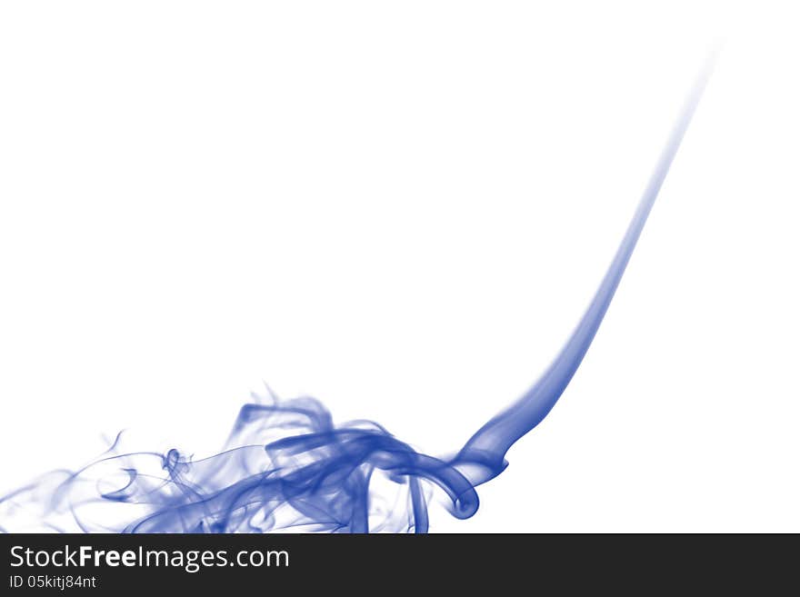 Imaginative Smoke Shape On White 3