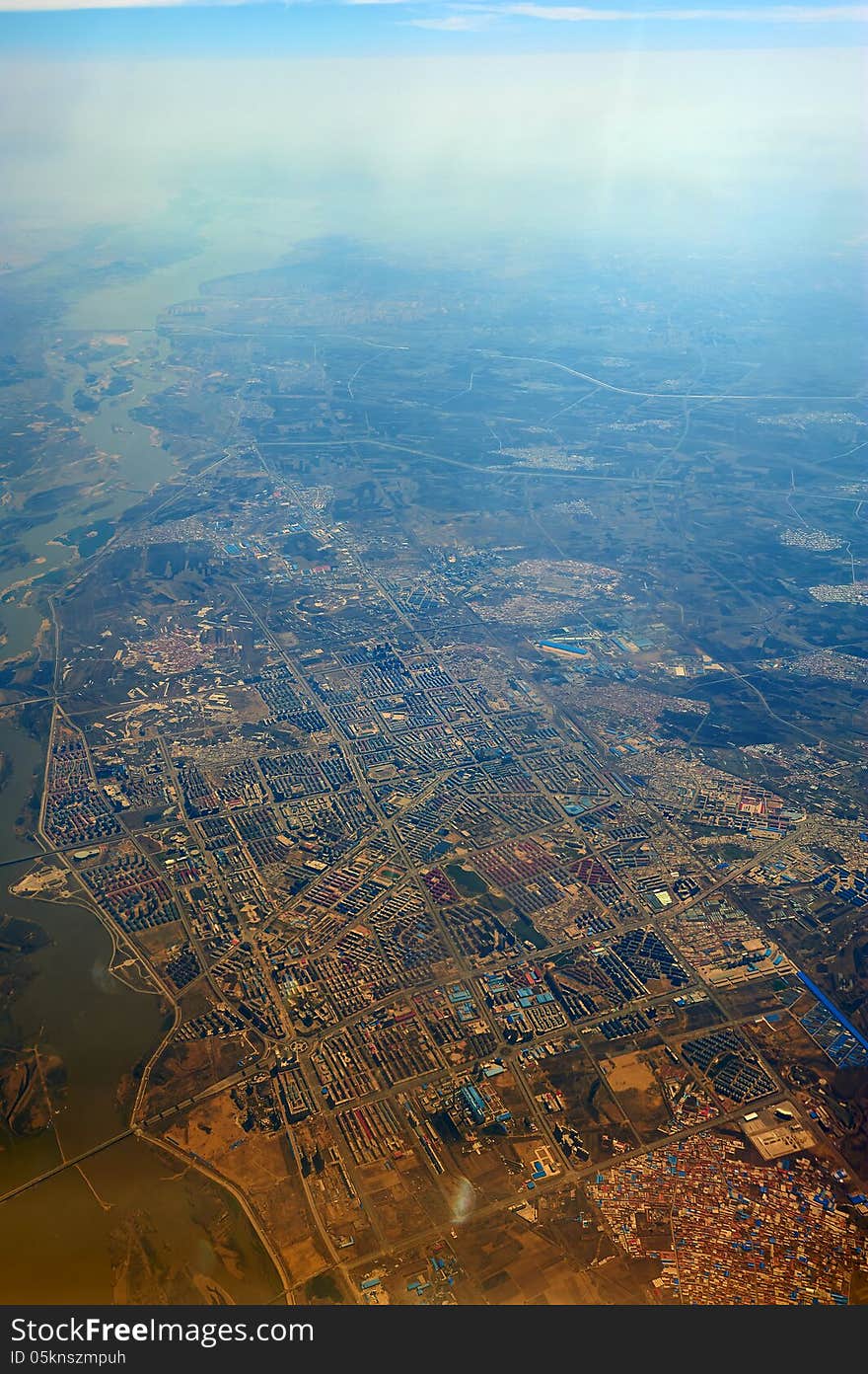 The image taken in china's shanxi province,it is aerial photography. The image taken in china's shanxi province,it is aerial photography.