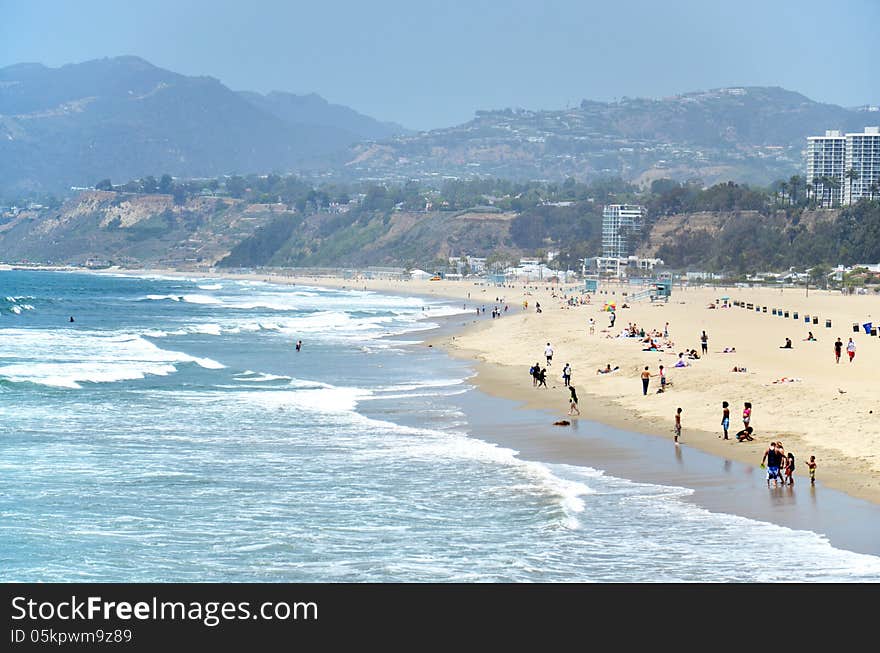 Santa Monica beach