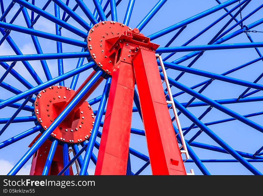 Steel Spindle of Ferris Wheel