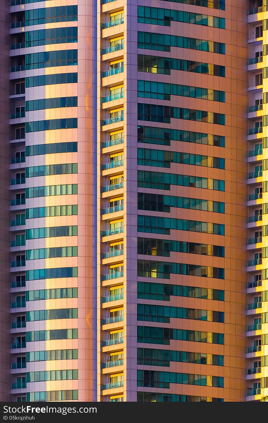 Abstract Shot Of Multi Storey Building