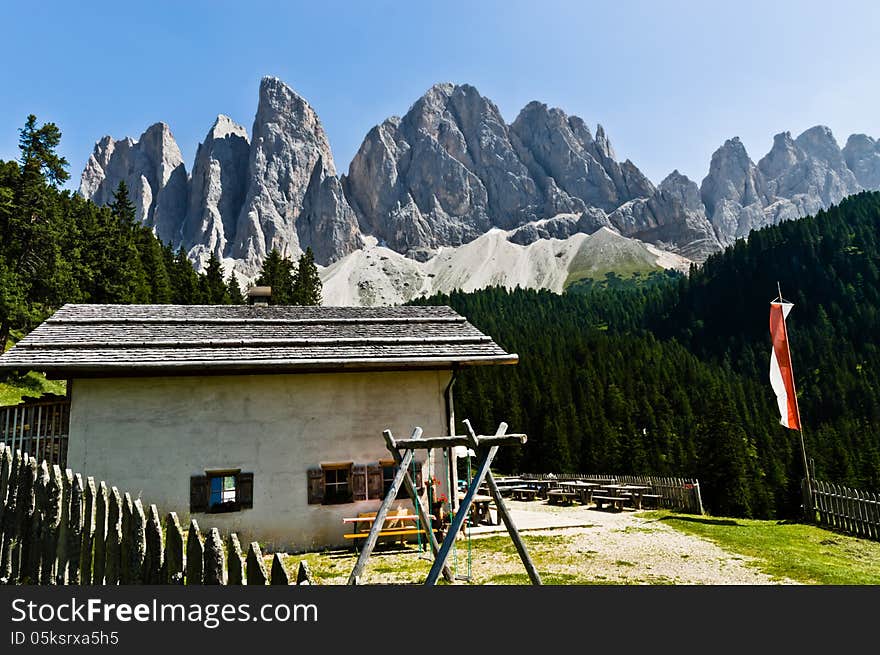 High mountain landscape in South Tyrol. High mountain landscape in South Tyrol