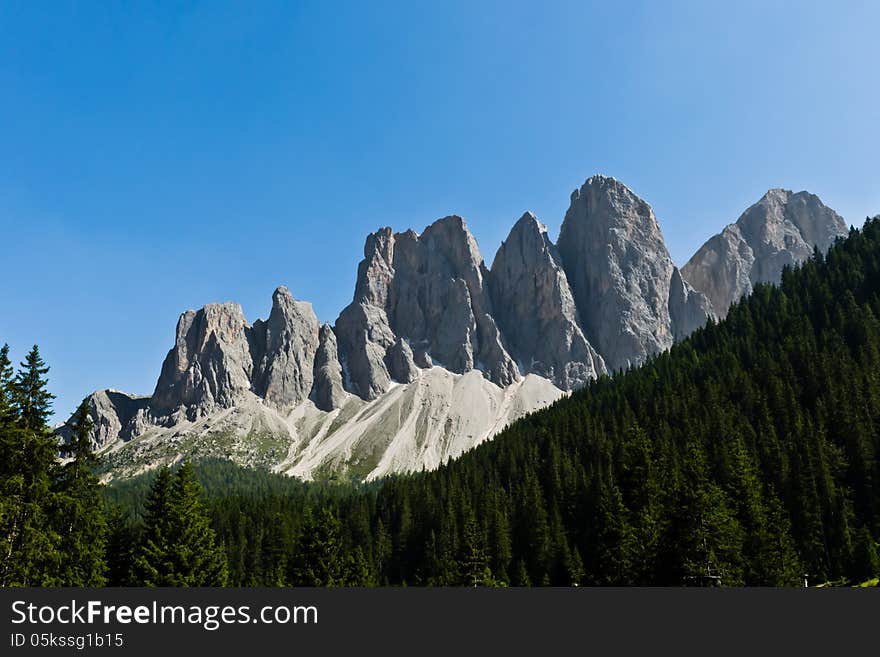 High mountain landscape in South Tyrol. High mountain landscape in South Tyrol